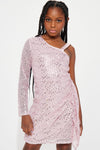 Mini Brighten Up Sequin Mini Dress - Pink