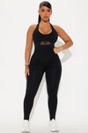 Keep Your Balance Active Jumpsuit - Black