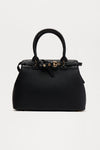 Buckle Up Love Handbag - Black