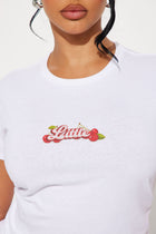 My Little Sisterhood Cherry Tee - White