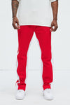 Travis Twill Joggers - Red/combo