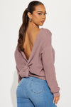 Falls Favorite Girl Sweater II - Mauve