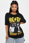 ACDC Highway To Hell Graphic Tee - Black