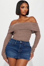 Heather Off Shoulder Top - Coco