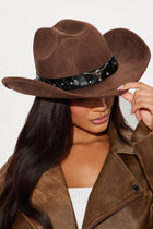 Don't Mess With The Bull Cowboy Hat - Dark Brown