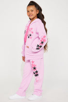 Mini Pink Panther Wide Leg Jogger - Pink