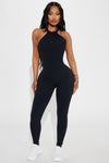 Be Flexible Active Jumpsuit - Black