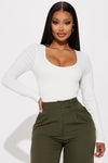 Kelly Double Lined Top - White