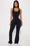 Let's Get It Active Jumpsuit - Black