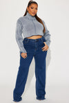 Muy Bueno High Rise Stretch Jeans - Dark Wash