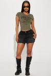 The OG Denim Micro Mini Skirt - Black Wash