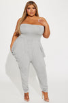 Racine Jumpsuit - Heather Grey