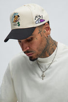 Chase The Bag Snapback Hat - Tan