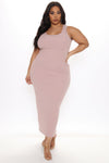 Mulberry Street Maxi Dress - Mauve