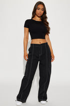 All About It Parachute Pant - Black