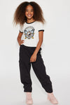 Mini Cadet Kim Cargo Pants - Black