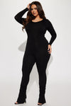 Slay All Day Jumpsuit - Black