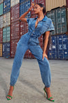 Daniela Denim Jumpsuit - Denim