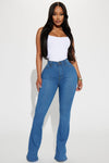 Deep In My Soul Flare Jeans - Medium Blue Wash