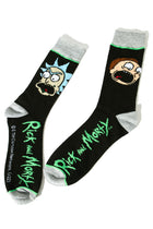 Rick And Morty Socks - Black/combo