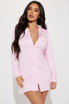 Simply Over It PJ Sleep Shirt - Pink/combo