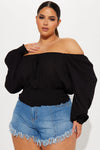 Brooklyn Crop Top - Black