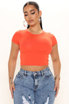 Robin Crop Top - Orange