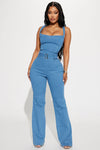 Naomi Denim Jumpsuit - Medium Wash