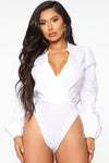 You've Got A Way With Me Bodysuit - White