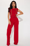 Classic Love Jumpsuit - Red