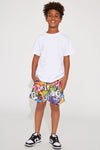 Mini All That Graffiti Swim Trunk - Multi Color