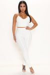 Jamila Bandage Pant Set 28 - White