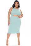 Best Of Me Midi Dress - Mint