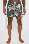 Bloom In Action Swim Trunk - Grey