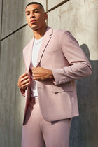 The Modern Stretch Suit Jacket - Mauve