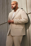 The Modern Stretch Suit Jacket - Tan