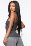 Essential Racer Back Tank Top - Charcoal