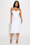 Kash Me In VIP Bandage Dress - White