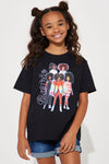 Mini Barbie Shine Bright Tee - Black