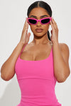 Finish Line Sunglasses - Pink