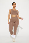 Sammie Seamless Legging Set - Taupe