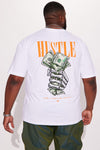 Can't Stop The Hustle Short Sleeve Tee - White