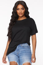 Laid Back Chillin' Pocket Tee - Black