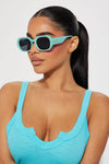 Going Outta Town Sunglasses - Blue