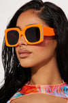 Just Wanna Have Fun Sunglasses - Orange