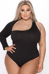 Arms Around Me Bodysuit - Black