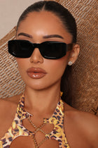 Spill The Tea Sunglasses - Black