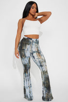 High Tide Flare Pant - Olive/combo