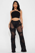 My Wild Side Mesh Pant - Black