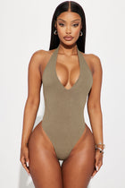 Karol Halter Bodysuit - Olive